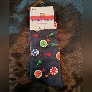 Men's Colorful Dart Novelty Socks
